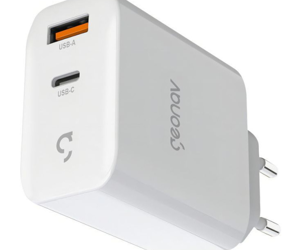 Base de Carregar Dupla (C & USB)