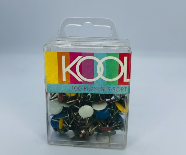 Alfinete Colorido 100 Pcs